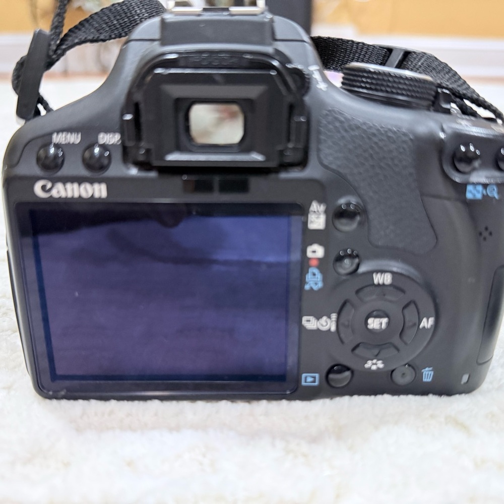 Canon Black Digital Camera with LCD Screen